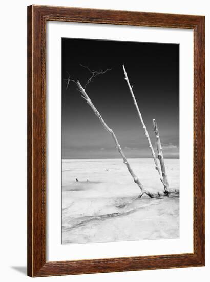 Cuba Fuerte Collection B&W - Alone in the Ocean-Philippe Hugonnard-Framed Photographic Print