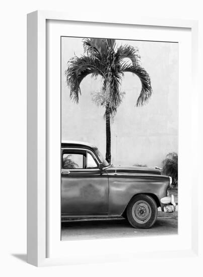 Cuba Fuerte Collection B&W - American Classic Car IV-Philippe Hugonnard-Framed Photographic Print