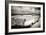 Cuba Fuerte Collection B&W - American Classic Car on the Beach III-Philippe Hugonnard-Framed Photographic Print