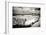 Cuba Fuerte Collection B&W - American Classic Car on the Beach III-Philippe Hugonnard-Framed Photographic Print