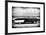 Cuba Fuerte Collection B&W - American Classic Car on the Beach-Philippe Hugonnard-Framed Photographic Print