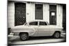 Cuba Fuerte Collection B&W - Bel Air Chevy II-Philippe Hugonnard-Mounted Photographic Print