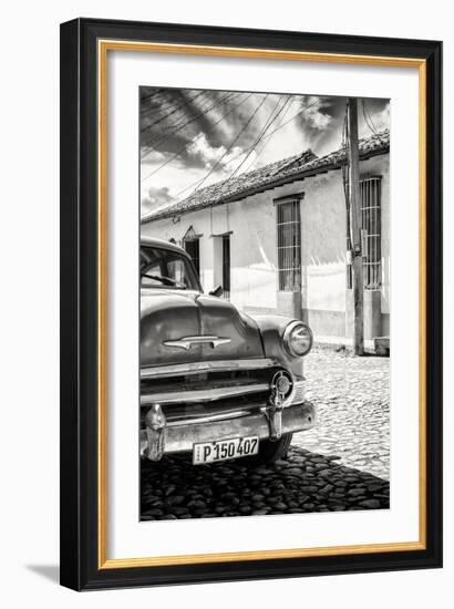 Cuba Fuerte Collection B&W - Chevrolet Trinidad III-Philippe Hugonnard-Framed Photographic Print