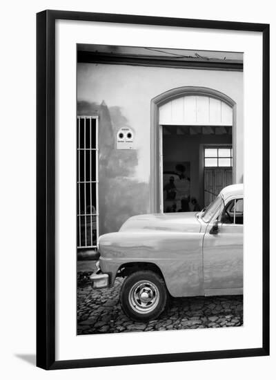 Cuba Fuerte Collection B&W - Classic Car II-Philippe Hugonnard-Framed Photographic Print