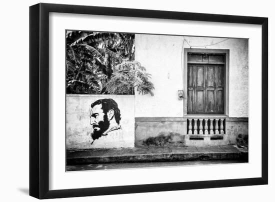 Cuba Fuerte Collection B&W - Cuban Façade-Philippe Hugonnard-Framed Photographic Print