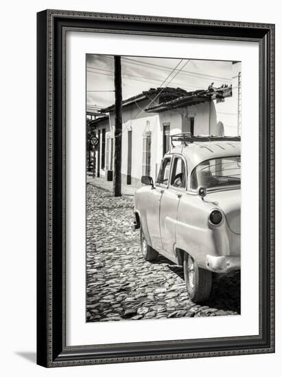 Cuba Fuerte Collection B&W - Ford Classic American Car III-Philippe Hugonnard-Framed Photographic Print