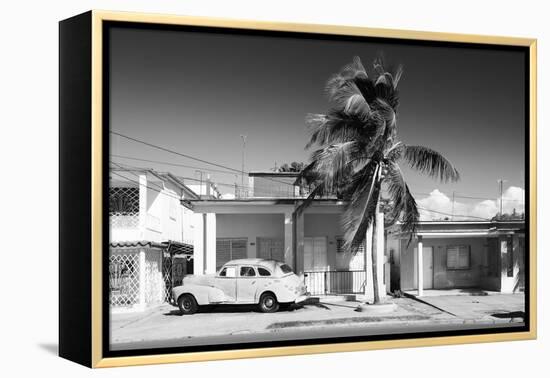 Cuba Fuerte Collection B&W - Vacation Home II-Philippe Hugonnard-Framed Premier Image Canvas