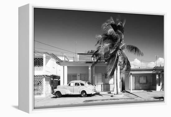 Cuba Fuerte Collection B&W - Vacation Home II-Philippe Hugonnard-Framed Premier Image Canvas