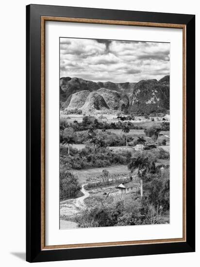 Cuba Fuerte Collection B&W - Vinales Valley II-Philippe Hugonnard-Framed Photographic Print