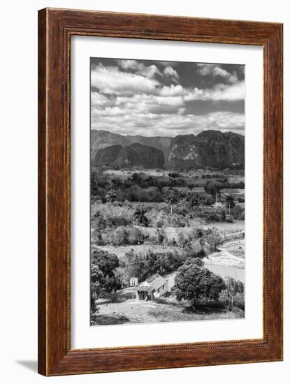 Cuba Fuerte Collection B&W - Vinales Valley IV-Philippe Hugonnard-Framed Photographic Print