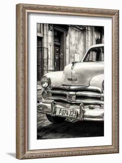 Cuba Fuerte Collection B&W - Vintage Cuban Dodge III-Philippe Hugonnard-Framed Photographic Print