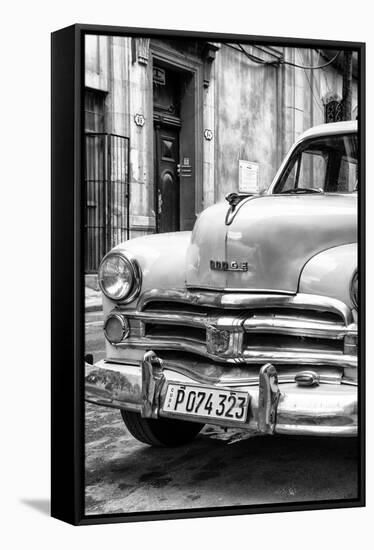 Cuba Fuerte Collection B&W - Vintage Cuban Dodge IV-Philippe Hugonnard-Framed Premier Image Canvas