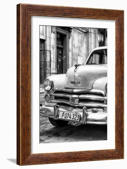 Cuba Fuerte Collection B&W - Vintage Cuban Dodge IV-Philippe Hugonnard-Framed Photographic Print