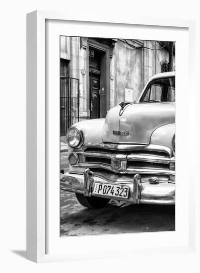 Cuba Fuerte Collection B&W - Vintage Cuban Dodge IV-Philippe Hugonnard-Framed Photographic Print