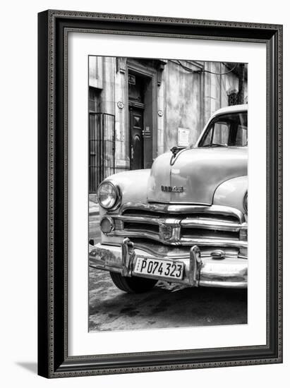 Cuba Fuerte Collection B&W - Vintage Cuban Dodge IV-Philippe Hugonnard-Framed Photographic Print