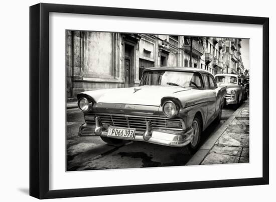 Cuba Fuerte Collection B&W - Vintage Cuban Ford III-Philippe Hugonnard-Framed Photographic Print