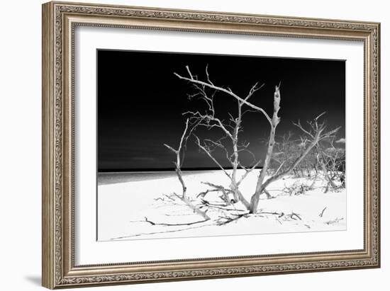 Cuba Fuerte Collection B&W - White Beach IV-Philippe Hugonnard-Framed Photographic Print