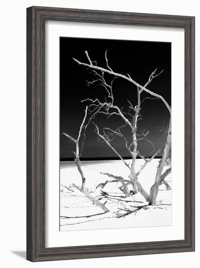 Cuba Fuerte Collection B&W - White Beach V-Philippe Hugonnard-Framed Photographic Print