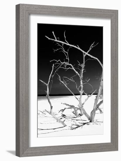 Cuba Fuerte Collection B&W - White Beach V-Philippe Hugonnard-Framed Photographic Print