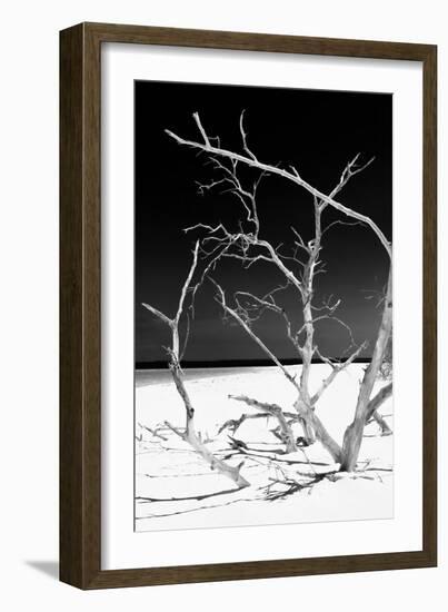 Cuba Fuerte Collection B&W - White Beach V-Philippe Hugonnard-Framed Photographic Print