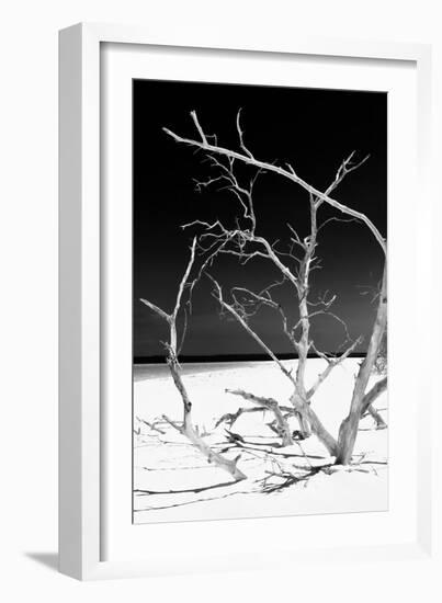 Cuba Fuerte Collection B&W - White Beach V-Philippe Hugonnard-Framed Photographic Print