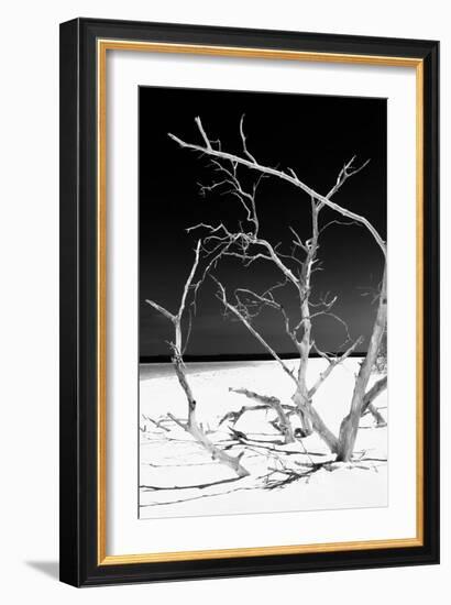 Cuba Fuerte Collection B&W - White Beach V-Philippe Hugonnard-Framed Photographic Print