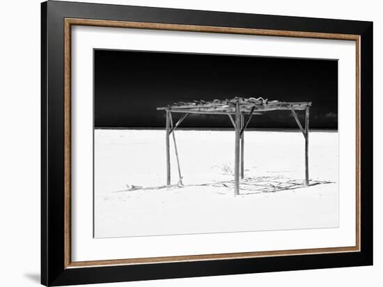 Cuba Fuerte Collection B&W - White Beach VI-Philippe Hugonnard-Framed Photographic Print