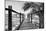 Cuba Fuerte Collection B&W - Wooden Pier on Tropical Beach VIII-Philippe Hugonnard-Mounted Photographic Print