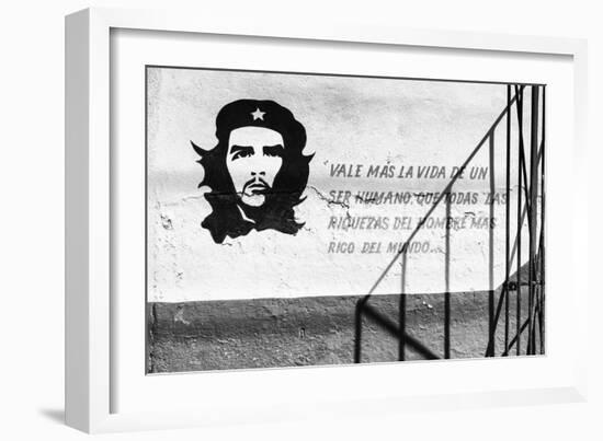 Cuba Fuerte Collection B&W - Word of Che II-Philippe Hugonnard-Framed Photographic Print