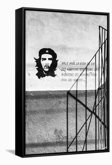 Cuba Fuerte Collection B&W - Word of Che-Philippe Hugonnard-Framed Stretched Canvas