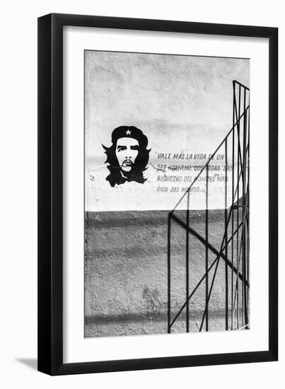 Cuba Fuerte Collection B&W - Word of Che-Philippe Hugonnard-Framed Photographic Print