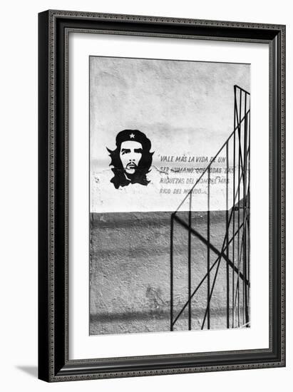 Cuba Fuerte Collection B&W - Word of Che-Philippe Hugonnard-Framed Photographic Print