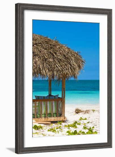 Cuba Fuerte Collection - Beach Hut II-Philippe Hugonnard-Framed Photographic Print