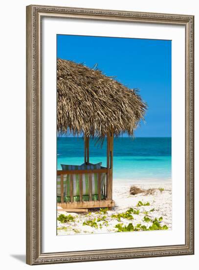 Cuba Fuerte Collection - Beach Hut II-Philippe Hugonnard-Framed Photographic Print