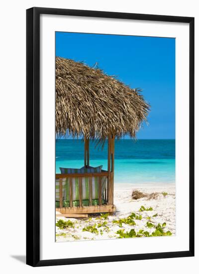 Cuba Fuerte Collection - Beach Hut II-Philippe Hugonnard-Framed Photographic Print