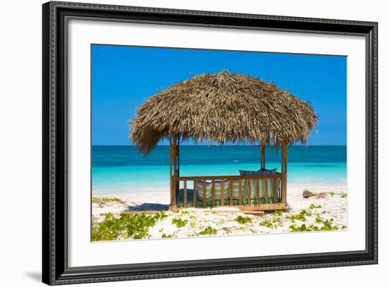 Cuba Fuerte Collection - Beach Hut-Philippe Hugonnard-Framed Photographic Print