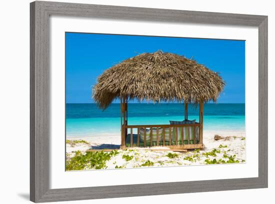 Cuba Fuerte Collection - Beach Hut-Philippe Hugonnard-Framed Photographic Print