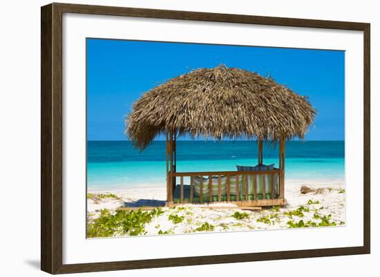 Cuba Fuerte Collection - Beach Hut-Philippe Hugonnard-Framed Photographic Print