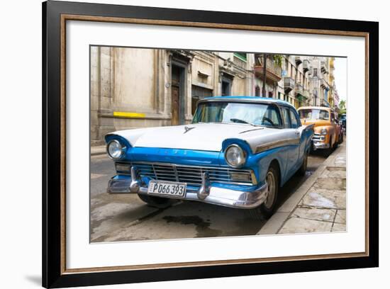 Cuba Fuerte Collection - Beautiful American Cars in Havana-Philippe Hugonnard-Framed Photographic Print