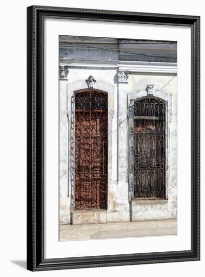 Cuba Fuerte Collection - Beautiful Cuban Facade II-Philippe Hugonnard-Framed Photographic Print