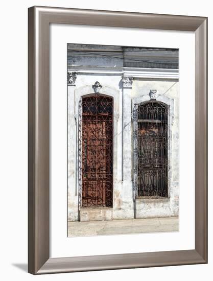 Cuba Fuerte Collection - Beautiful Cuban Facade II-Philippe Hugonnard-Framed Photographic Print