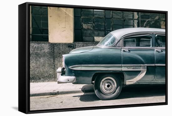 Cuba Fuerte Collection - Bel Air Classic Car-Philippe Hugonnard-Framed Stretched Canvas