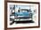 Cuba Fuerte Collection - Blue Chevy-Philippe Hugonnard-Framed Photographic Print