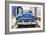 Cuba Fuerte Collection - Blue Cuban Taxi II-Philippe Hugonnard-Framed Photographic Print