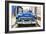 Cuba Fuerte Collection - Blue Cuban Taxi II-Philippe Hugonnard-Framed Photographic Print