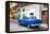 Cuba Fuerte Collection - Blue Taxi Pontiac 1953-Philippe Hugonnard-Framed Premier Image Canvas