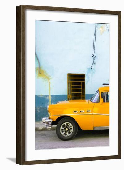 Cuba Fuerte Collection - Classic American Orange Car-Philippe Hugonnard-Framed Photographic Print