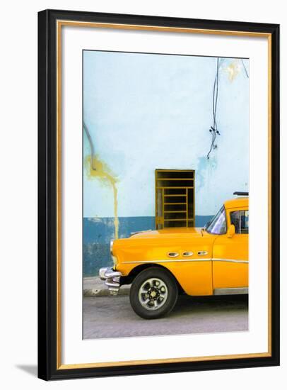 Cuba Fuerte Collection - Classic American Orange Car-Philippe Hugonnard-Framed Photographic Print