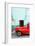 Cuba Fuerte Collection - Classic American Red Car-Philippe Hugonnard-Framed Photographic Print