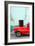 Cuba Fuerte Collection - Classic American Red Car-Philippe Hugonnard-Framed Photographic Print